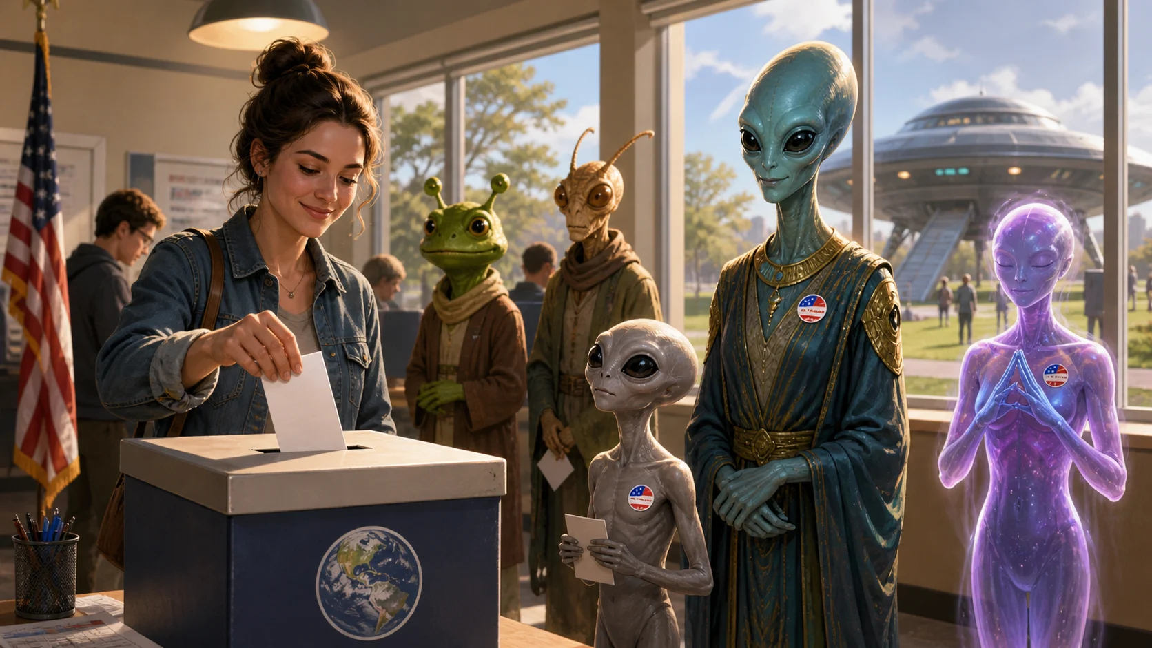 vote for alien contact